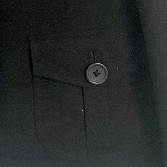 Banana Republic Black Cropped Blazer Suit Jacket, Womens Size 2 - Picture 4 of 6